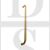 Carlisle Brass CSD1450SPVD 450mm Centre Bolt Through D Shape Pull Handle Satin PVD Brass