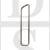 Carlisle Brass CSD1600SSS 600mm Centre Bolt Through Back to Back D Shape Pull Handle Satin Stainless Steel