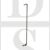 Carlisle Brass CSD1600BSS 600mm Centre Bolt Through D Shape Pull Handle Bright Stainless Steel