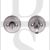 Carlisle Brass DK12SC Delamain 55mm Diameter Thumbturn & Release Satin Chrome