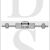 Carlisle Brass ES34CPOval Knob Set Espagnolette Bolt Polished Chrome