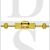 Carlisle Brass ES34PB Oval Knob Set Espagnolette Bolt Polished Brass