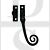 Carlisle Brass LF1006RHBA Right Hand Wedge Window Casement Fastener Black Antique
