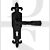 Carlisle Brass LF5113BA Fleur De Lys UK Keyway Lock Barley Twist Lever Handles Black Antique