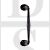 Carlisle Brass LF5266BA 241mm Face Fix Offset Pull Handle On Rose Black Antique