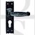 Carlisle Brass LF5507YBA Euro Cylinder Slimline Backplate Lever Door Handles Black Antique