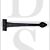 Carlisle Brass LF5515BA 380mm x 102mm Door Tee Hinge Black Antique
