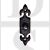 Carlisle Brass LF5534BA Fleur De Lys Face Fix Bell Push Black Antique