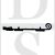 Carlisle Brass LF5541CBA 324mm Curly Tail Wooden Window Casement Stay Black Antique