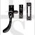 Carlisle Brass LF5545BA Bulb End Hook or Mortice Wooden Window Casement Fastener Black Antique