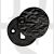 Carlisle Brass LF5546BA UK Keyway Covered Round Face Fix Covered Escutcheon Black Antique