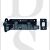 Carlisle Brass LF5530BBA 151mm Slide Action Face Fix Cranked Door Bolt Black Antique