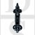 Carlisle Brass LF5591BA Ornate Door Knocker Black Antique