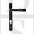 Carlisle Brass LF56NP92BA Euro Cylinder 92mm Centres Multipoint Door Lever Handles Black Antique