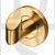 Carlisle Brass LX03SPVD Single Concealed Fix Robe Hook Bright Satin PVD Brass