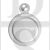 Carlisle Brass M42CP UK Keyway Covered Round Escutcheon Polished Chrome