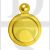 Carlisle Brass M42PB UK Keyway Covered Round Escutcheon Polished Brass