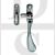Carlisle Brass M73SN Reversible Face Fix Hook Plate Casement Fastener Satin Nickel