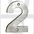 Carlisle Brass NUM10102SSS Numeral No:2 Numeral 100mm 4.0