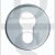 Carlisle Brass SZC001SC Euro Cylinder Escutcheon Satin Chrome