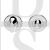 Carlisle Brass SZC004CP Mortice Bathroom Thumbturn & Release Polished Chrome