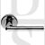 Carlisle Brass SZC010CP UNO Lever Handle On Round Rose Polished Chrome