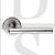 Carlisle Brass SZC010SC UNO Lever Handle On Round Rose Satin Chrome