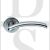 Carlisle Brass SZC030SC TRES Lever Handle On Round Rose Satin Chrome
