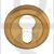 Carlisle Brass SZM001SB Round Euro Cylinder Concealed Fix Escutcheon Satin Brass