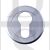 Carlisle Brass SZM001SC Round Euro Cylinder Concealed Fix Escutcheon Satin Chrome