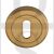 Carlisle Brass SZM003SB Round UK Keyway Concealed Fix Escutcheon Satin Brass