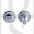 Carlisle Brass SZM004SC Round 50mm Diameter Thumbturn & Release Satin Chrome
