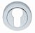 Carlisle Brass AA1CP Euro Profile Concealed Fix Round Escutcheon Polished Chrome