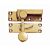 Carlisle Brass AA39 Victorian Quadrant Arm Sash Fastener Polished Brass