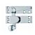 Carlisle Brass AQ39CP Victorian Architectural Quadrant Sash Fastener Polished Chrome