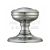Carlisle Brass DK35CSC Delamain Range Plain Mortise Unsprung Knob on Round Rose Satin Chrome