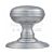 Carlisle Brass DK39CCP Delamain Range Mortise Ringed Edge Knob on Round Rose Unsprung Polished Chrome