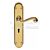 Carlisle Brass DL270PB Chesham Lever Latch Handle on Backplate Polished Brass