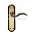 Carlisle Brass DL340FB Wentworth Range Lever Lock Handle on Backplate Florentine Bronze