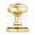 Carlisle Brass FG4PB Georgian Mortice Knob On Face Fix Round Rose Polished Brass