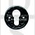 Carlisle Brass LF5539BA Round Euro Cylinder Face Fix Escutcheon Black Antique
