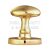 Carlisle Brass M34SC Classical Range Oval Shaped Mortice Knob on Round Rose Satin Chrome