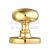 Carlisle Brass M35SC Classical Range Mushroom Shaped Mortice Knob on Round Rose Satin Chrome