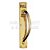 Carlisle Brass PF103ERPB Architectural Range Engraved Pull Handle Right Hand Polished Brass