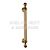 Carlisle Brass PF108PB Reeded Grip Design Pull Handle Polished Brass