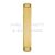 Carlisle Brass PF110 Laurin Design 370mm x 64mm Finger Plate Polished Brass