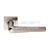 Carlisle Brass SSL1404SSS Plaza Designer Lever on Sprung Square Rose Satin Stainless Steel