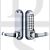 Codelocks CL515S 60mm Backset Tubular Mortice Latch Lock HAS CODE FREE Function Stainless Steel