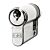 Eurospec CYA71140SC Architectural Range 40mm Euro Single Cylinder Differ Satin Chrome
