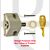 ERA 100-22 Patio Door Bolt Push To Lock Cylinder Key Brown